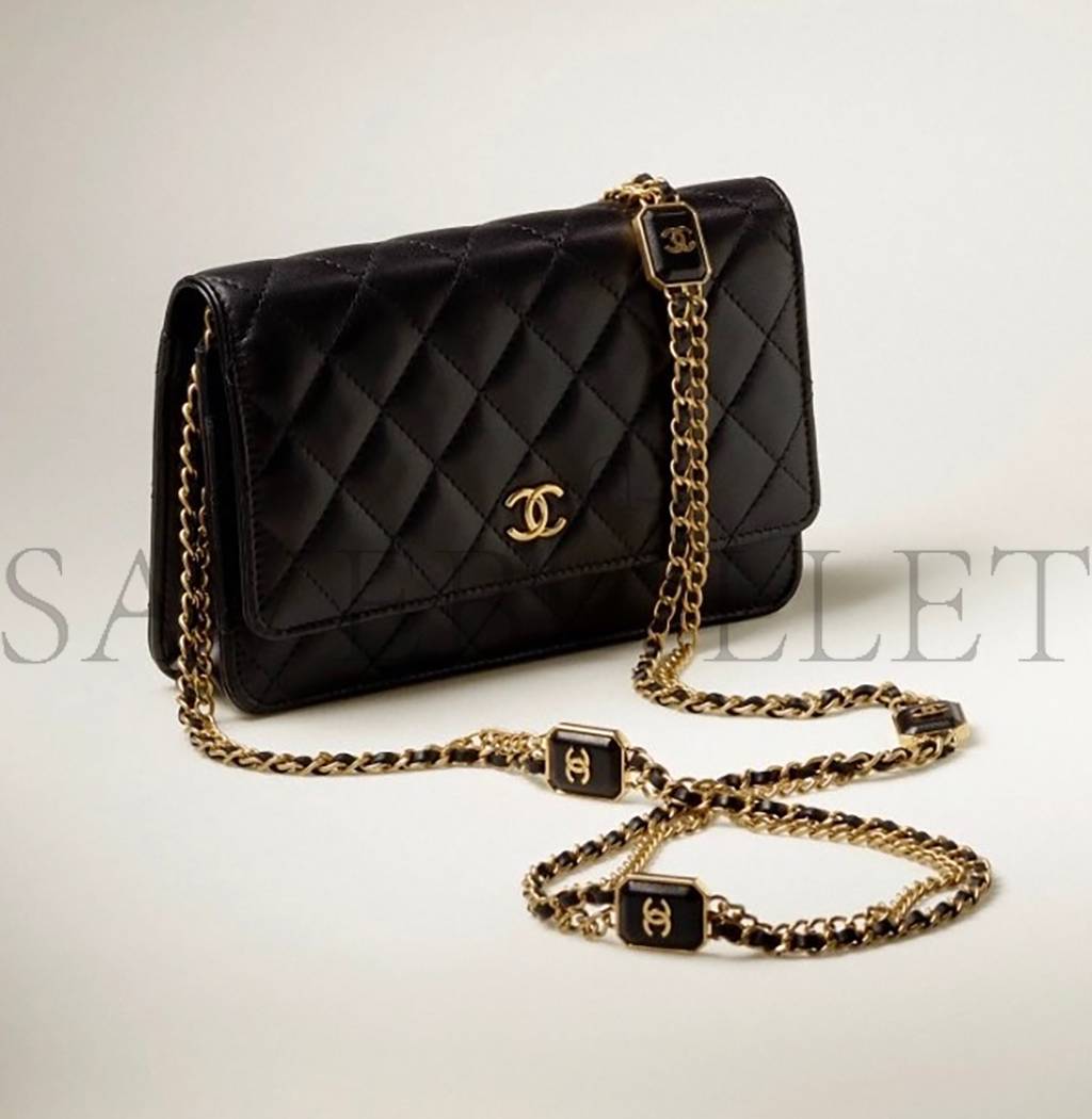Ch*el wallet on chain ap2923 b08815 94305 (19.2*12.3*3.5cm)